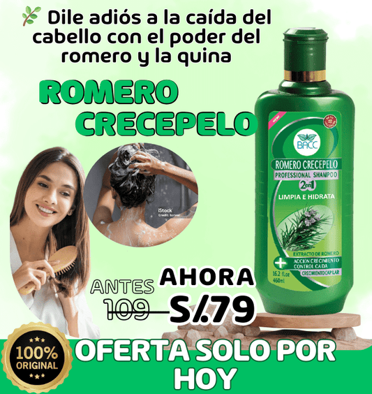 SHAMPOO ° ROMERO CRECEPELO  😊